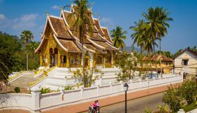 Capture the serene beauty of Luang Prabang’s temples in dry season